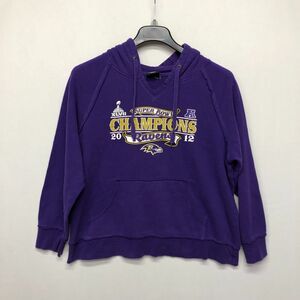 NFL Baltimore Ravens Super Bowl Champions 2012 Pullover Hoodie Size 1X M144 -14